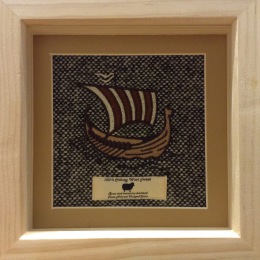 Orkney Tweed Embroidered Picture