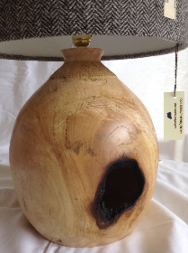 Spalted Sycamore Lamp